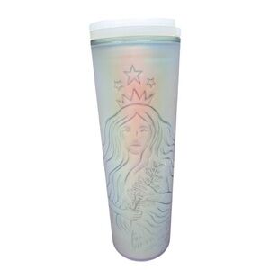 Starbucks 50th anniversary limited edition 16oz Mermaid frosted Tumbler